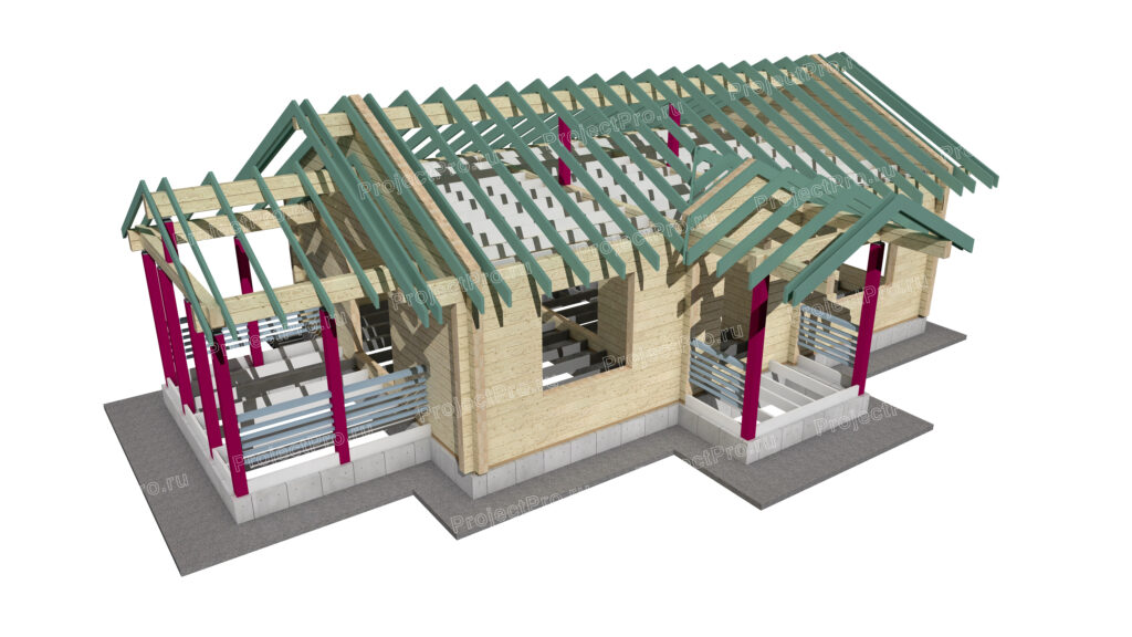 Проект дома. Конструкции деревянные