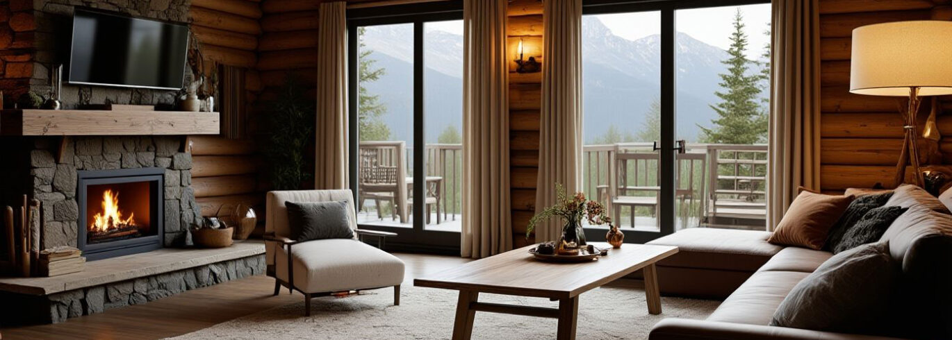 Интерьеры деревянного дома