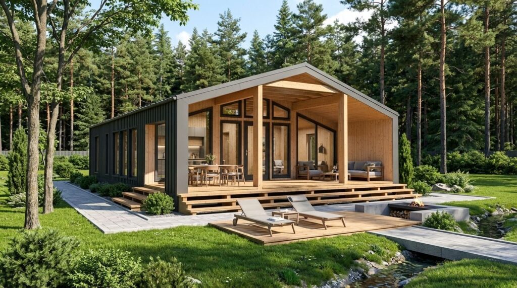 Современный дом каркас архитектор