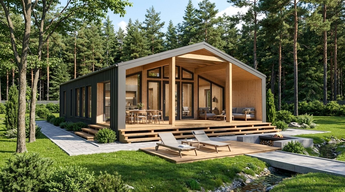 Современный дом каркас